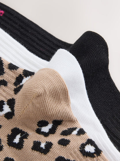 smALLSAINTS Leopard Multi Logo Socks 3 Pack - image 6