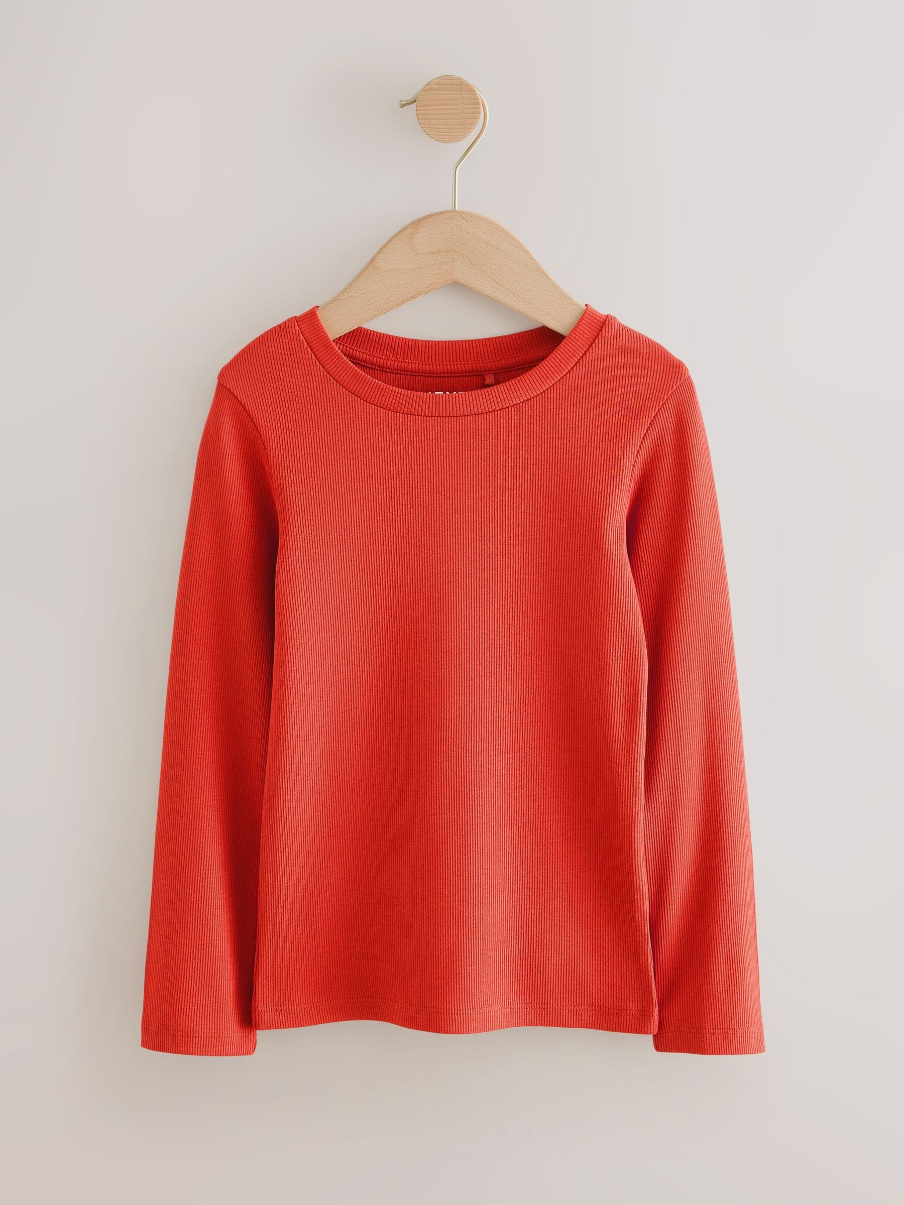 Dsiney Kidz - Multi Long Sleeve Ribbed Tops 3 Pack (3-16yrs) image 5
