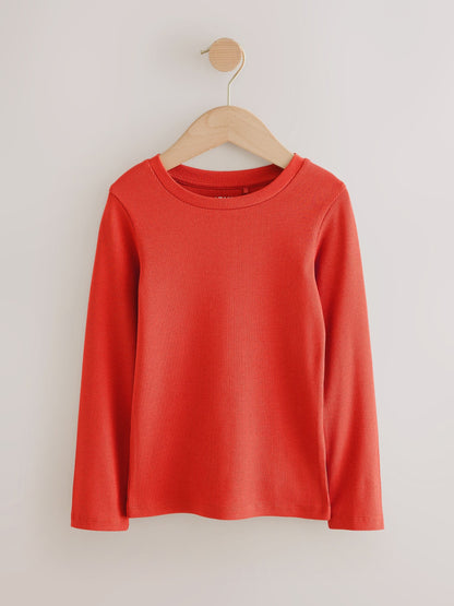 Dsiney Kidz - Multi Long Sleeve Ribbed Tops 3 Pack (3-16yrs) image 5