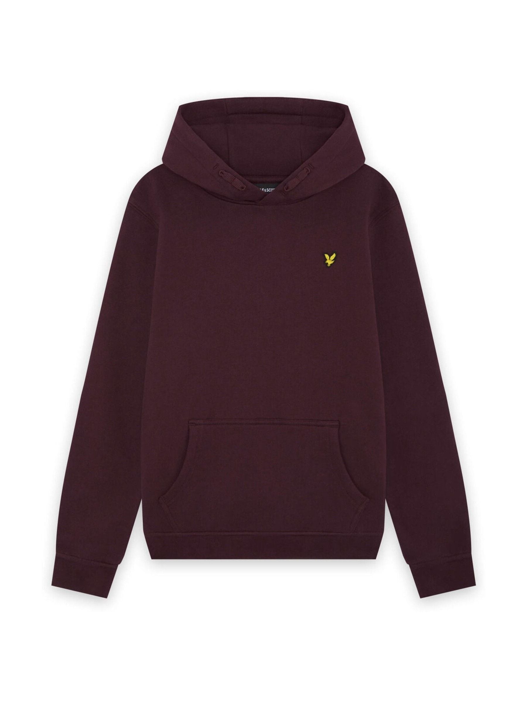 Dsiney Kidz - Lyle & Scott Red Brush Back Pullover Hoodie image 1