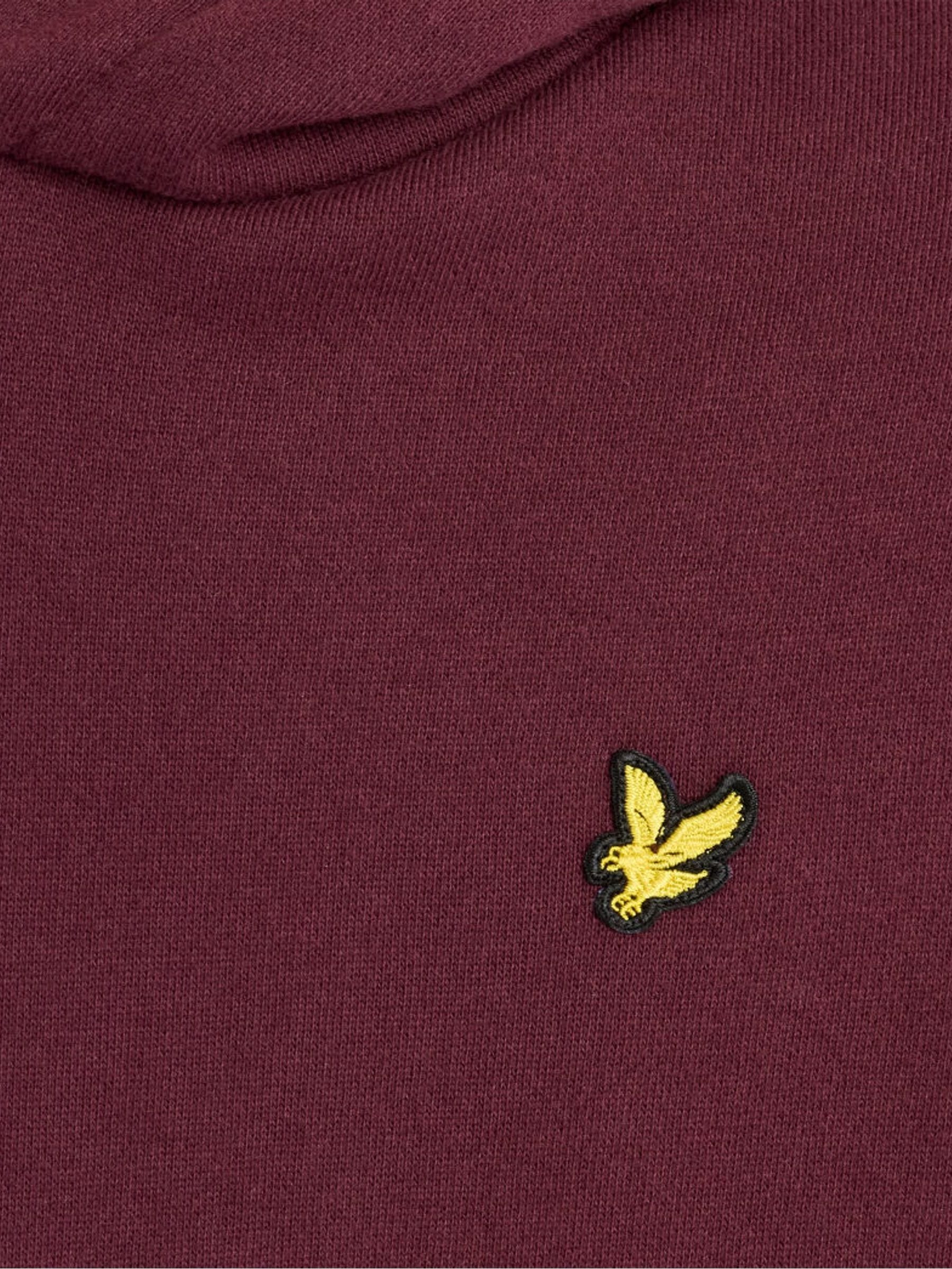 Dsiney Kidz - Lyle & Scott Red Brush Back Pullover Hoodie image 3