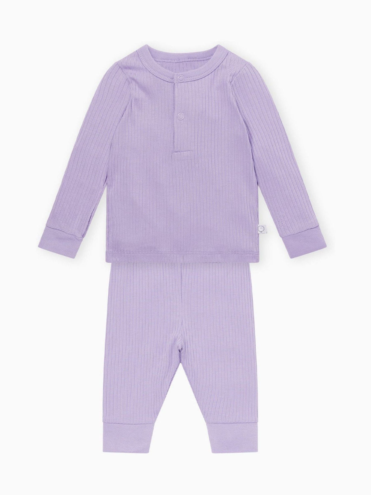 MORI Light Purple Ribbed Supersoft Pyjamas - image 4
