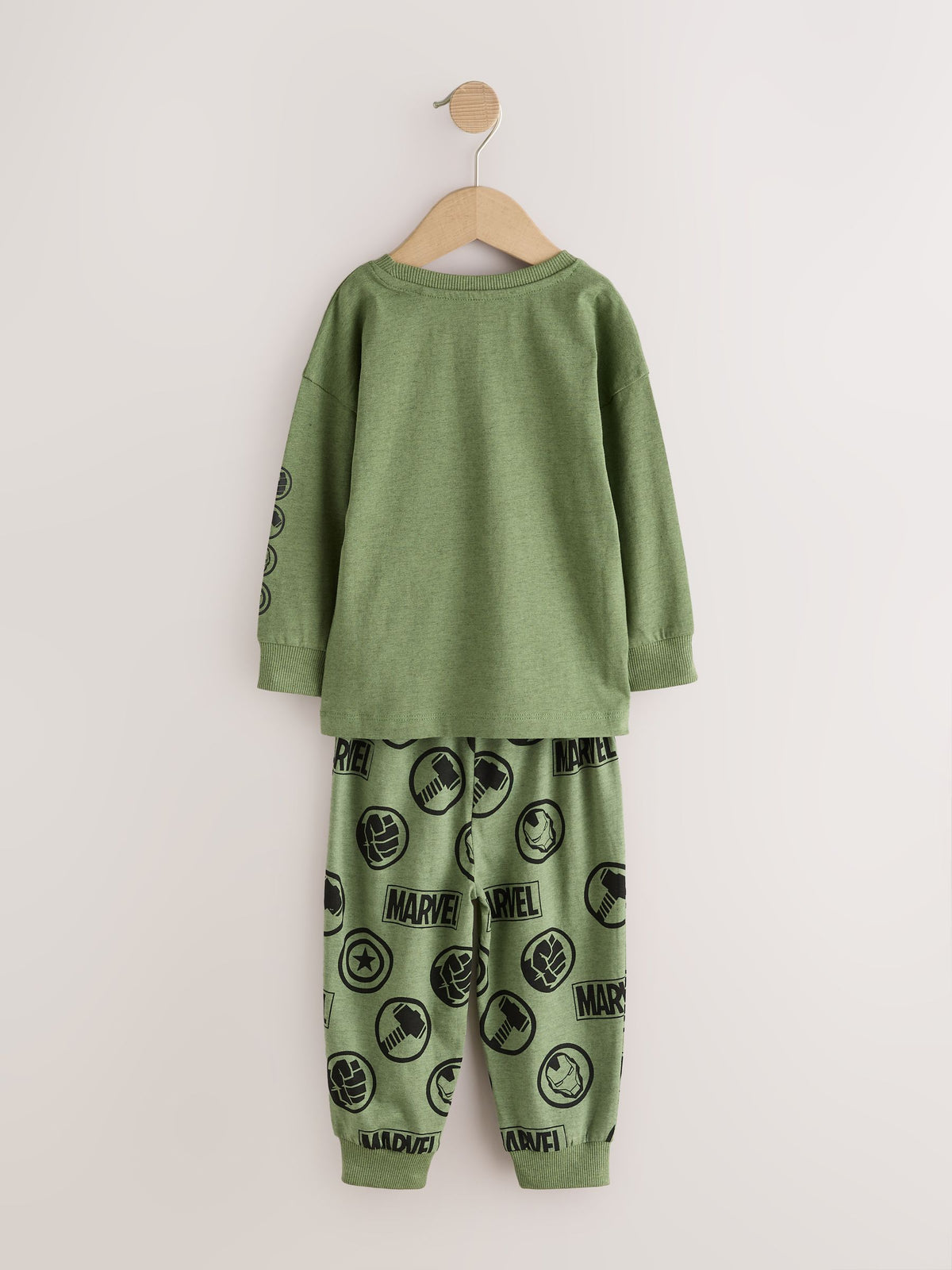 Green/Orange Marvel Long Sleeve Jogger Pyjamas 3 Pack (9mths-8yrs) - image 3