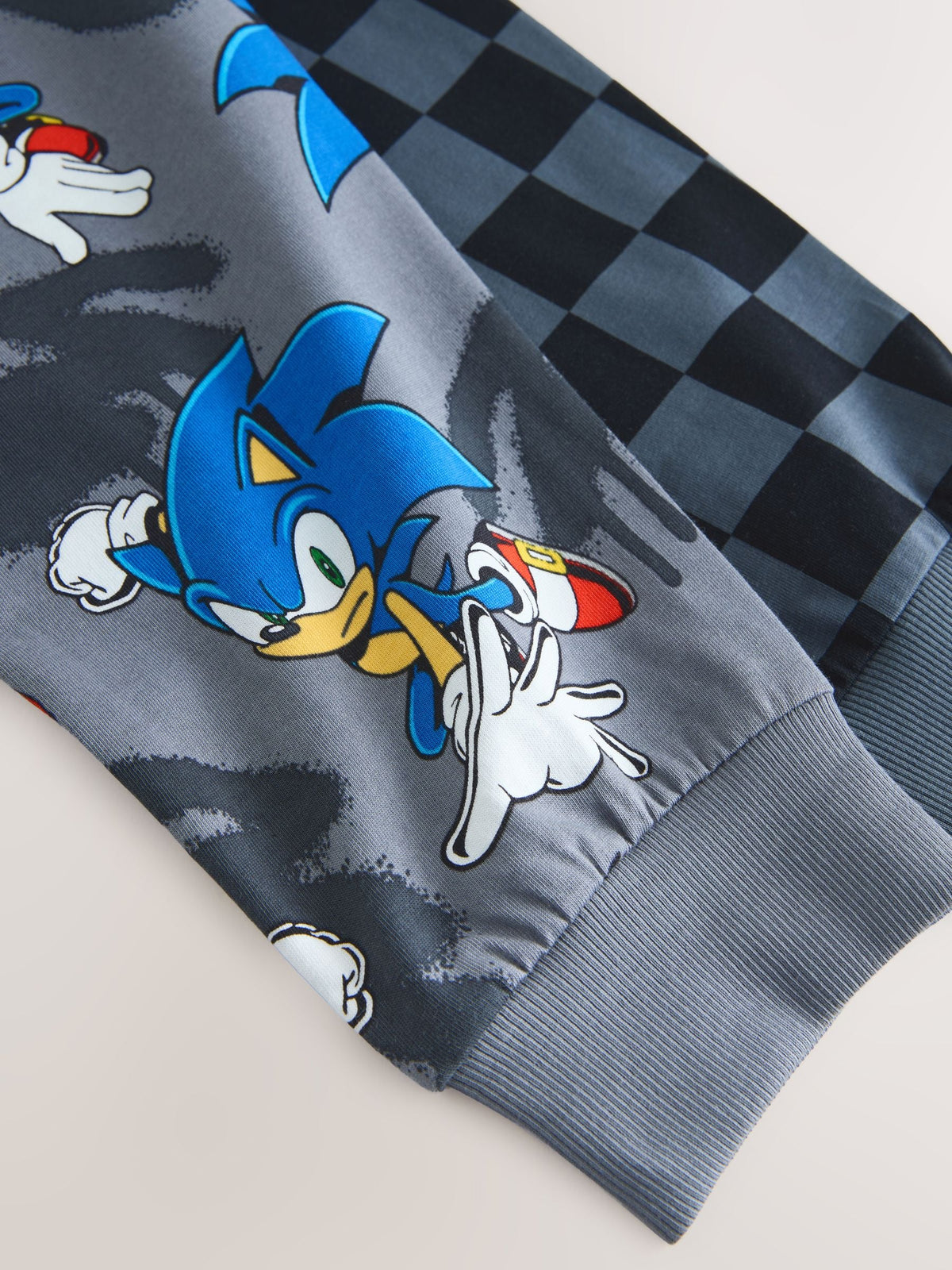 Ecru/Grey Sonic the Hedgehog Jogger Pyjamas 2 Pack (3-14yrs) - image 9