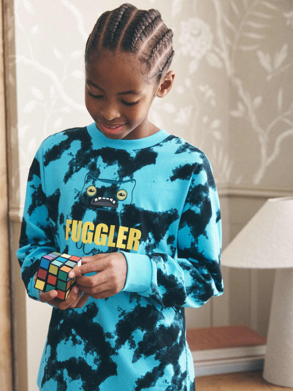 Blue Fuggler Long Sleeve Jogger Pyjamas (5-16yrs) - image 4
