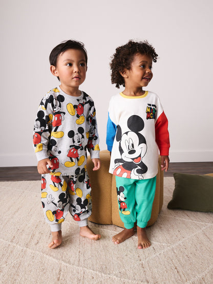 Colourblock Mickey Mouse Oversized Pyjamas 2 Pack (9mths-10yrs) - image 1