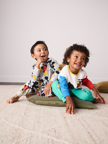 Colourblock Mickey Mouse Oversized Pyjamas 2 Pack (9mths-10yrs) - image 2