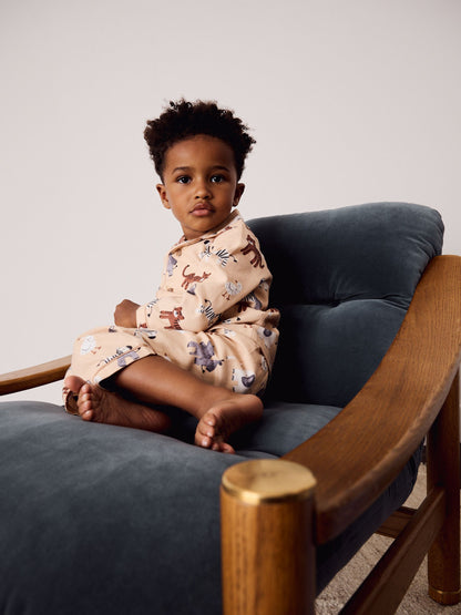 Beige Animal Button Down Pyjamas (9mths-10yrs) - image 3
