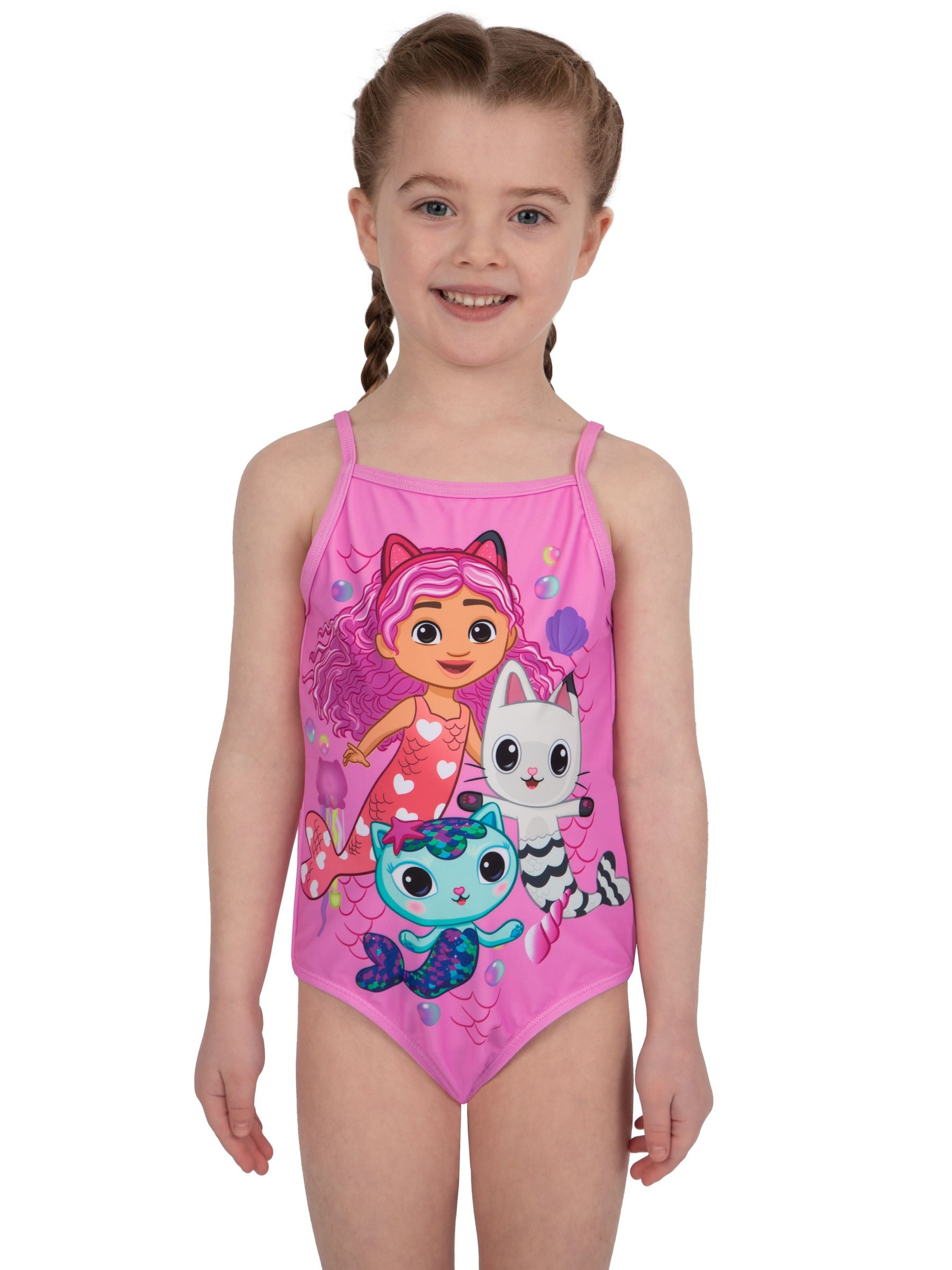 Character Pink Gabby’s Dollhouse Swimming Costume Swimsuit image 6