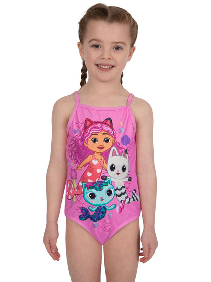 Character Pink Gabby’s Dollhouse Swimming Costume Swimsuit image 6
