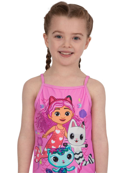 Character Pink Gabby’s Dollhouse Swimming Costume Swimsuit image 7