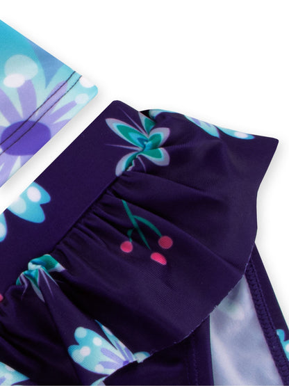Character Blue Disney Frozen Elsa And Anna Long Sleeve Swimsuit image 6