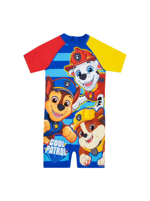 Character Blue PAW Patrol Chase, Rubble And Marshall Swimsuit image 1
