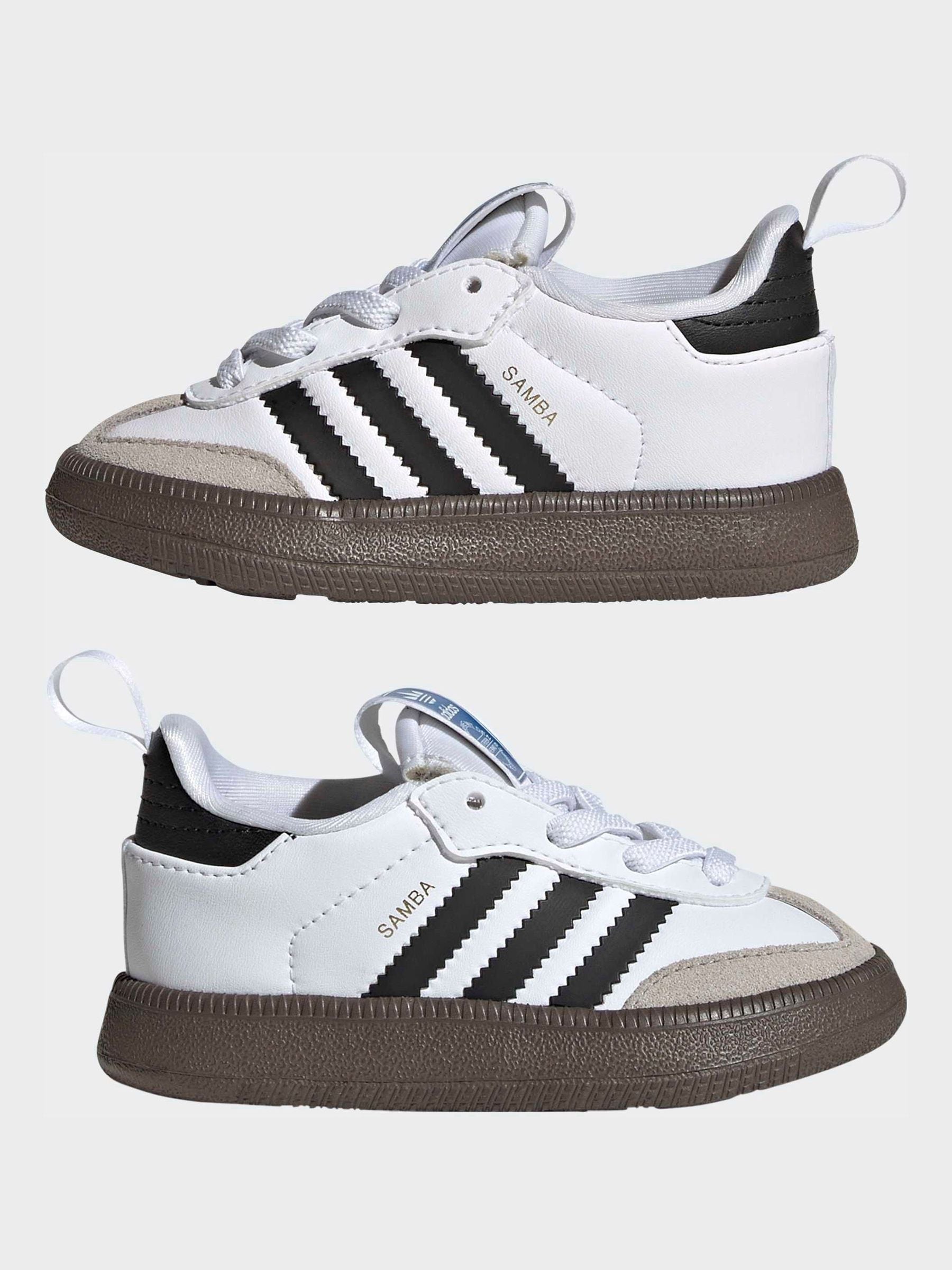 adidas Originals White Samba Quickon Trainers image 6