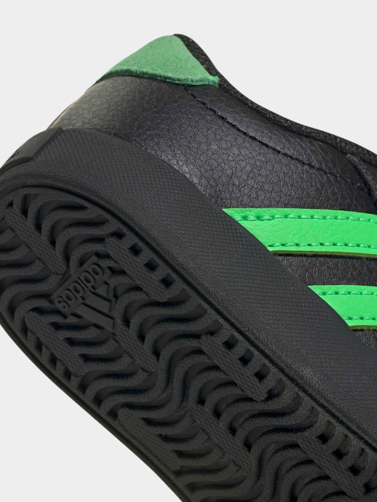 adidas Black/Green VL Court 3.0 Hook and Loop Infant Trainers - image 8