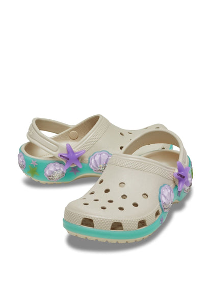 Crocs Cream Classic Sea Sparkle Clogs image 3