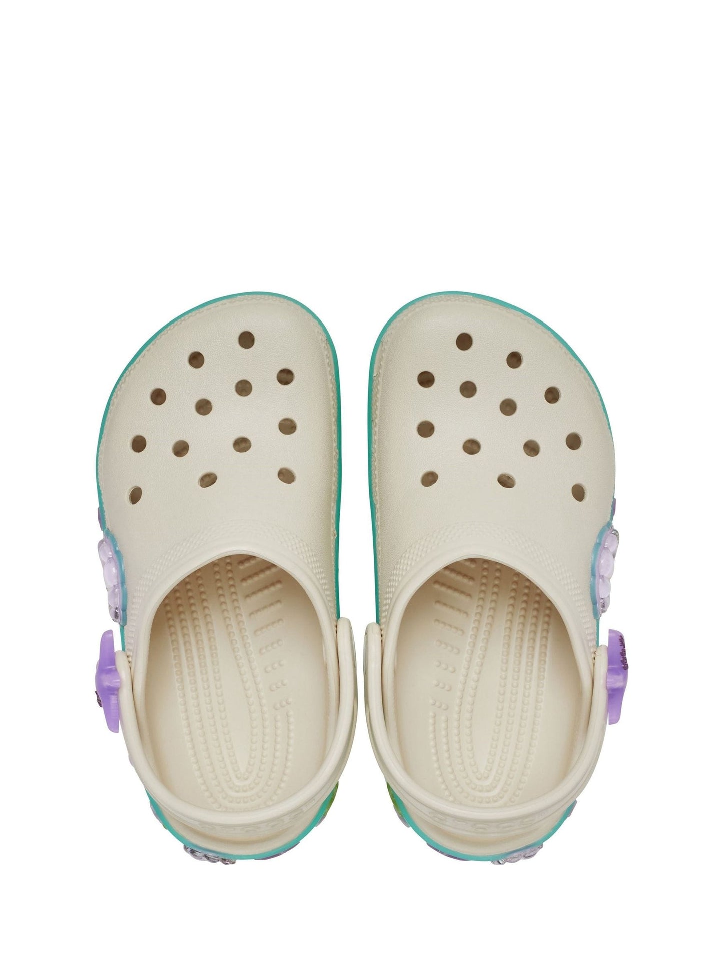 Crocs Cream Classic Sea Sparkle Clogs image 5
