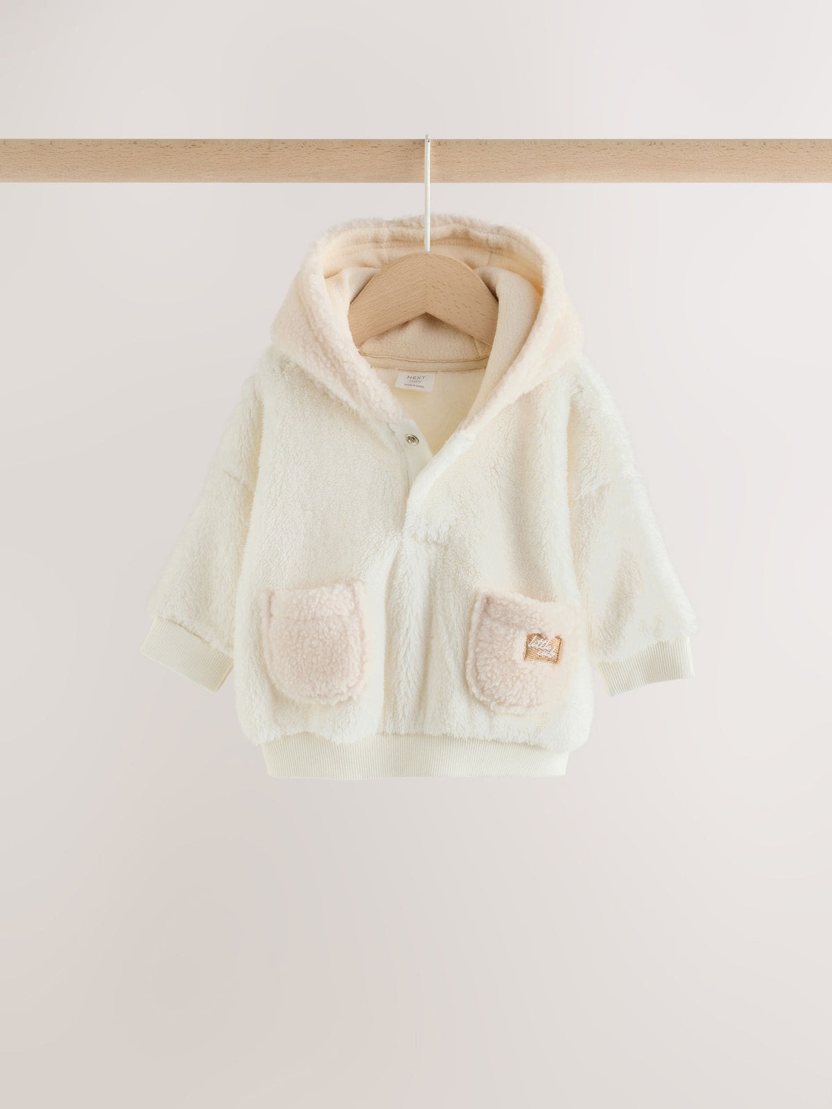 Dsiney Kidz - Cream Fleece Hooded Top and Joggers Baby Set (0mths-2yrs) image 2