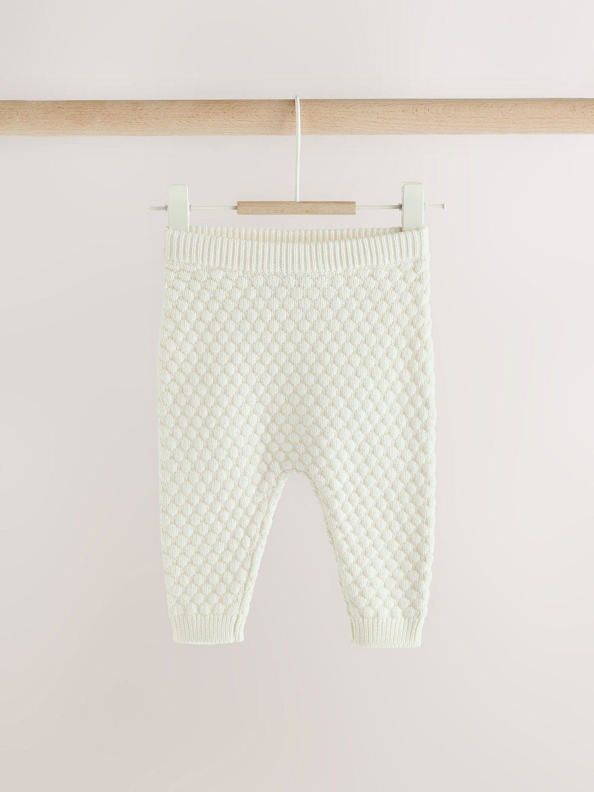 White Knitted Cardigan and Leggings Baby Set (0mths-2yrs) - image 6