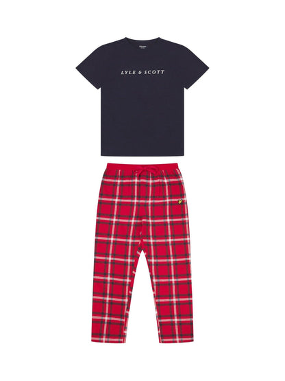 Lyle & Scott Red Healy Gifting Sleepset - image 1