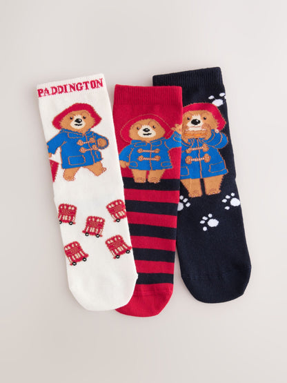 Paddington Cotton Rich License Socks 3 Pack - image 1