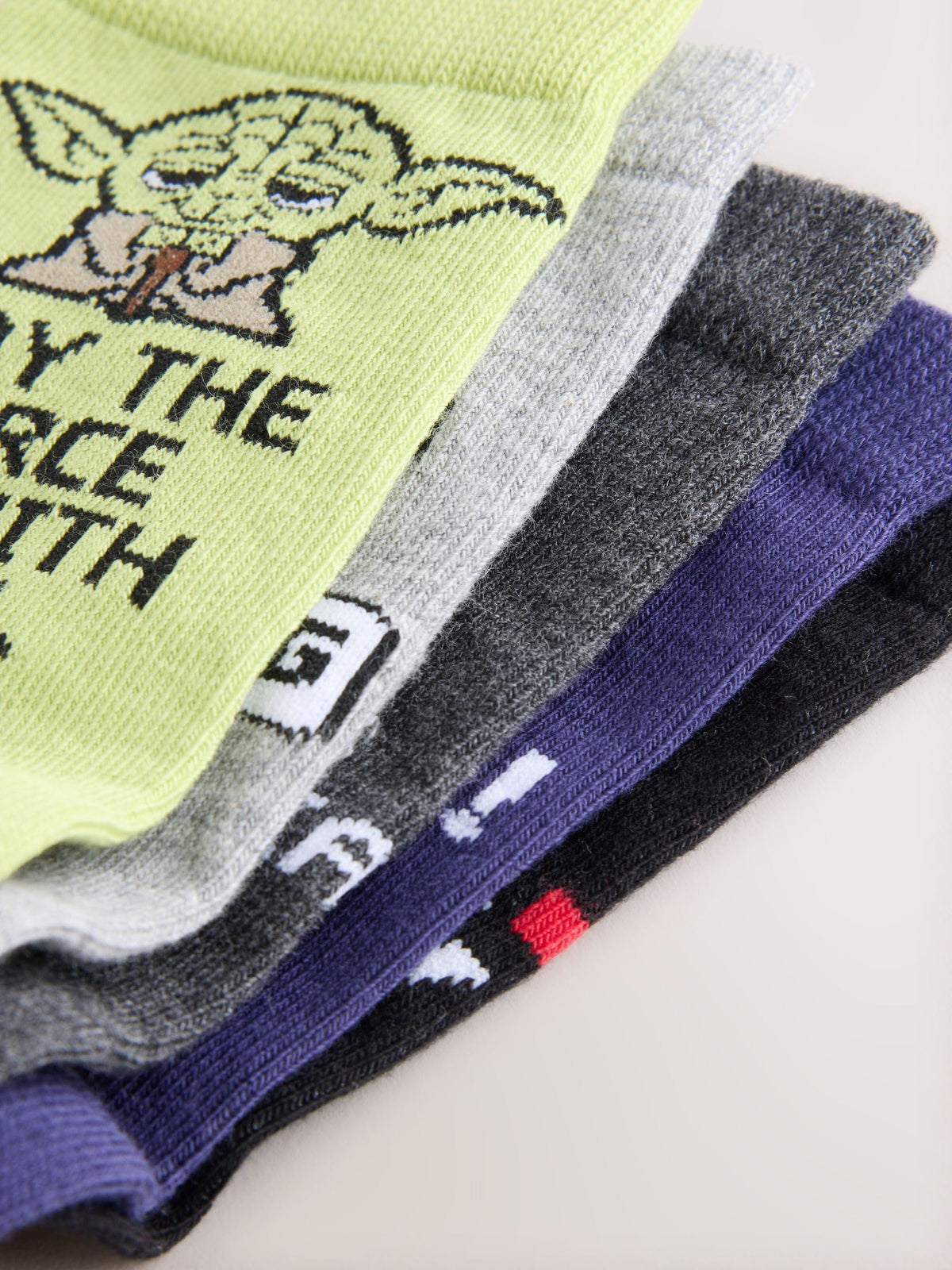 Star Wars Character Cotton Rich Socks 5 Pack - image 2