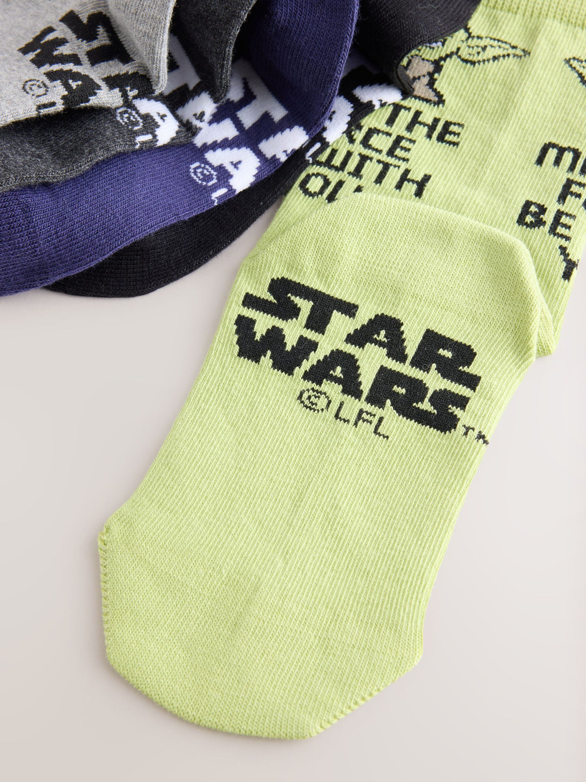 Star Wars Character Cotton Rich Socks 5 Pack - image 3