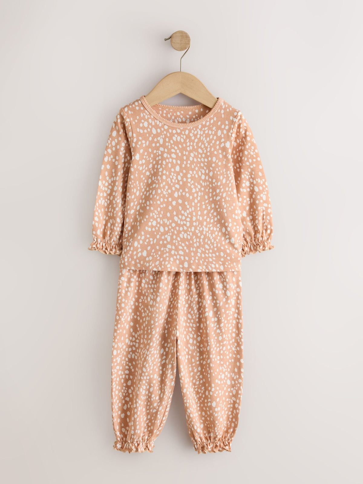 Ecru/Brown Deer Jogger Pyjamas Set 3 Pack (9mths-12yrs) - image 4