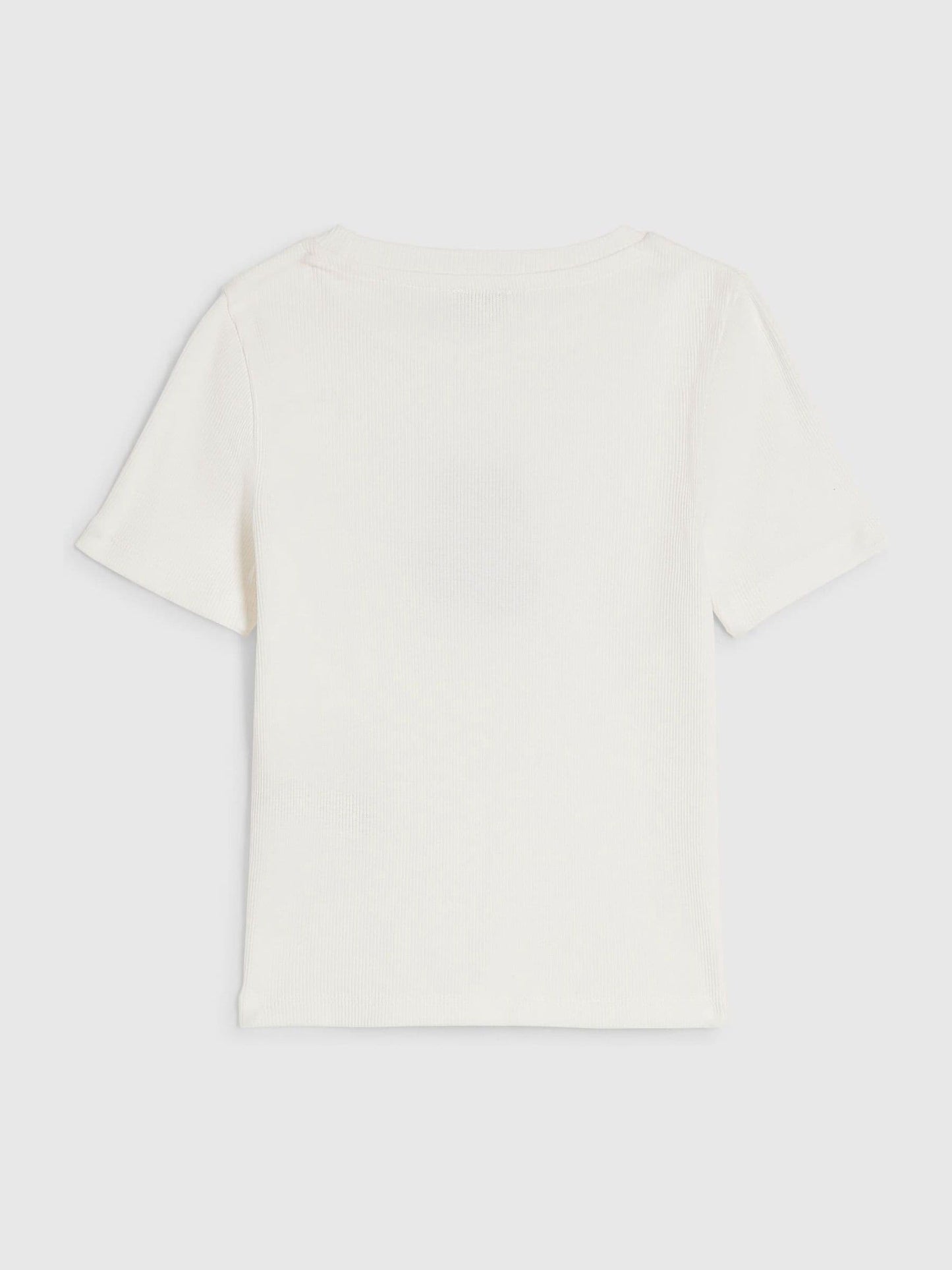 Dsiney Kidz - River Island White Ribbed Cherry Graphic Baby T-Shirt image 2