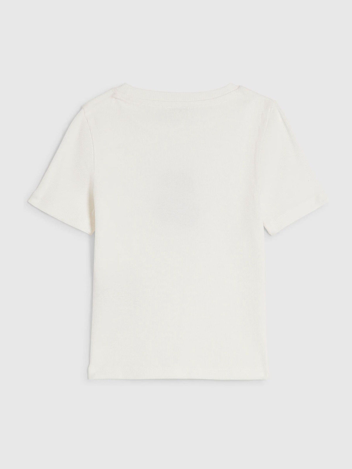 Dsiney Kidz - River Island White Ribbed Cherry Graphic Baby T-Shirt image 2