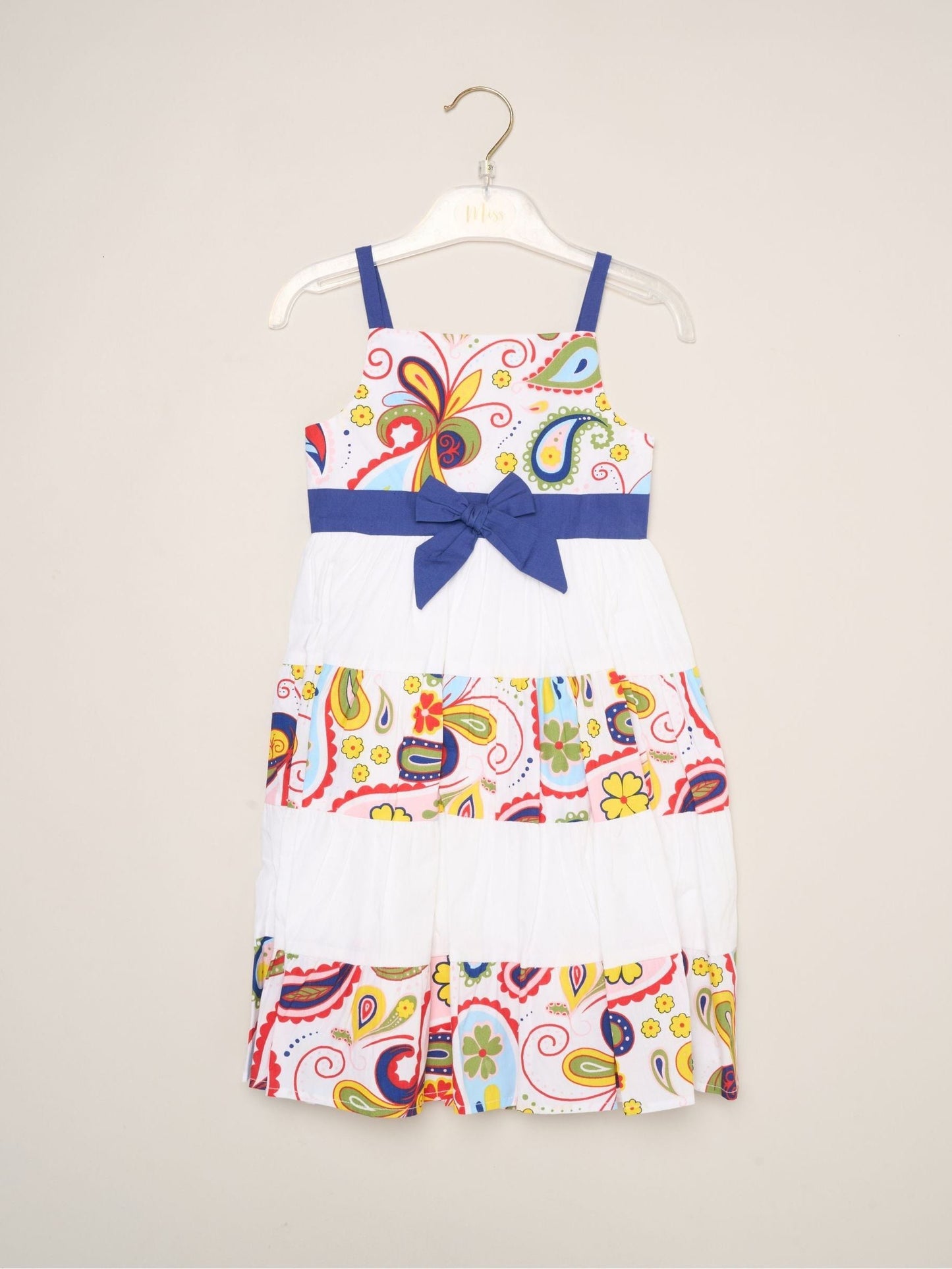 Dsiney Kidz - Miss Yellow Paisley Print Strappy Dress image 1