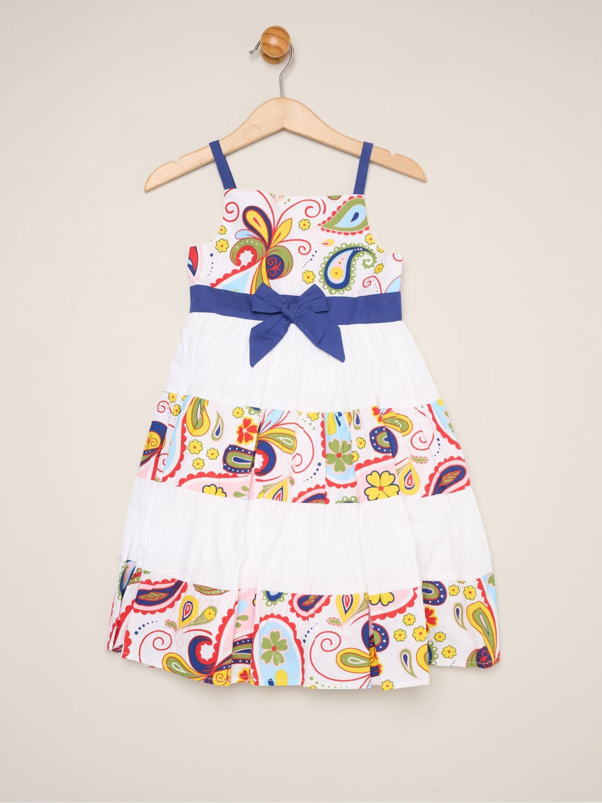 Dsiney Kidz - Miss Yellow Paisley Print Strappy Dress image 2