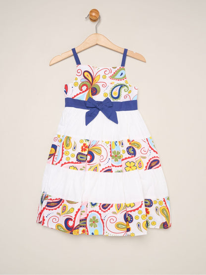Dsiney Kidz - Miss Yellow Paisley Print Strappy Dress image 2