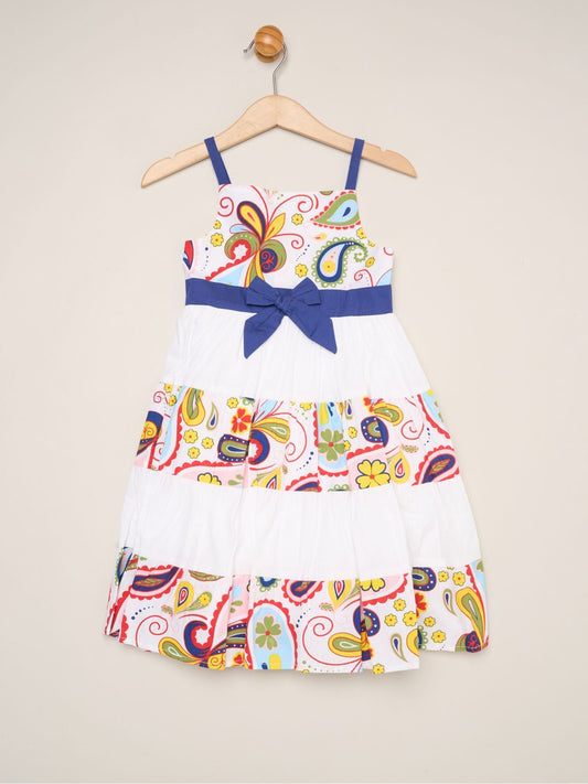 Dsiney Kidz - Miss Yellow Paisley Print Strappy Dress image 2