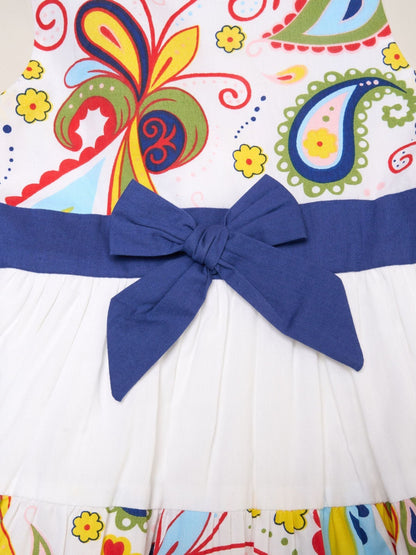 Dsiney Kidz - Miss Yellow Paisley Print Strappy Dress image 3