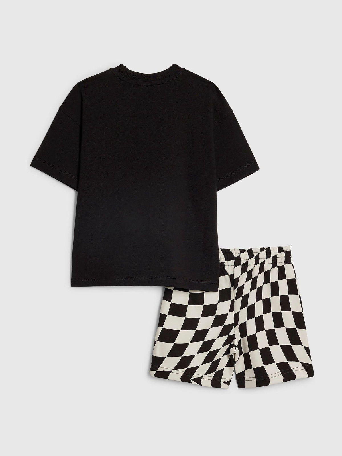 Dsiney Kidz - River Island Black Checkerboard T-Shirt And Shorts Set image 2