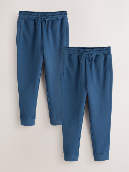 Dsiney Kidz - Blue Slim Fit Joggers 2 Pack (3-16yrs) image 1
