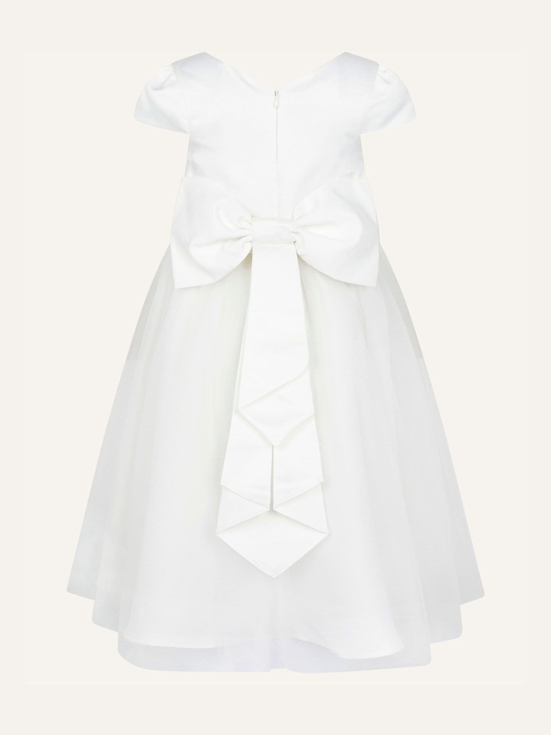 Monsoon Cream Tulle Bridesmaid Dress image 4
