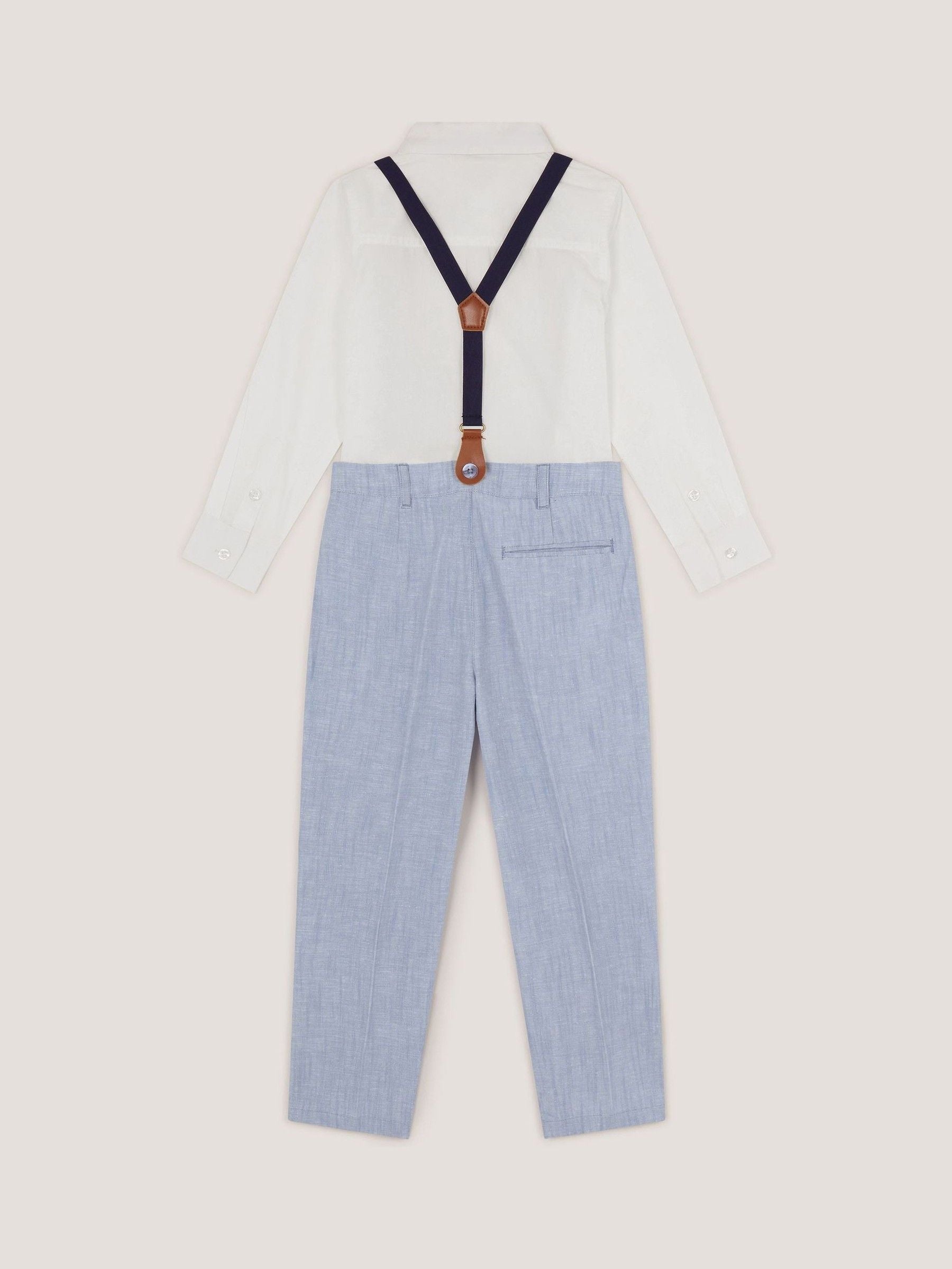 Monsoon Blue Aiden Shirt and Trouser with Braces image 2