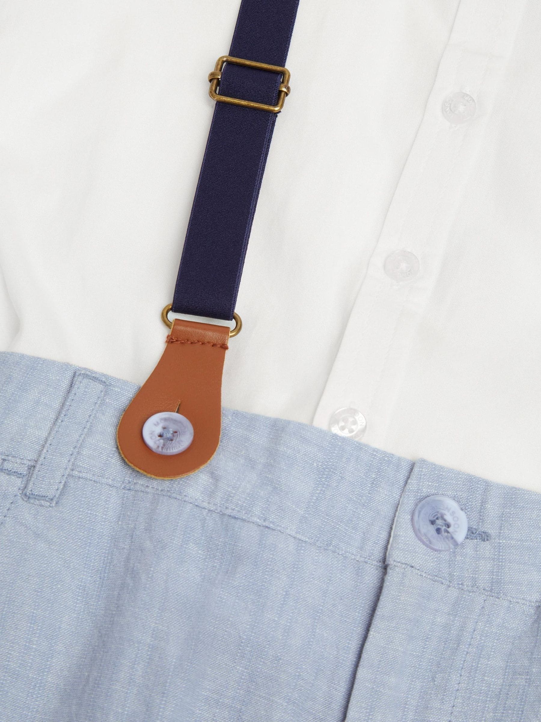 Monsoon Blue Aiden Shirt and Trouser with Braces image 3