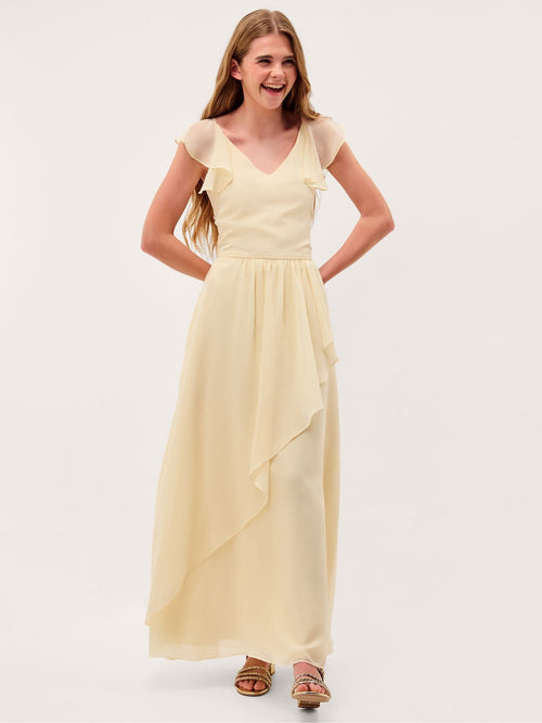 Dsiney Kidz - Monsoon Yellow Monsoon Indi Tie-Back Prom Dress image 1