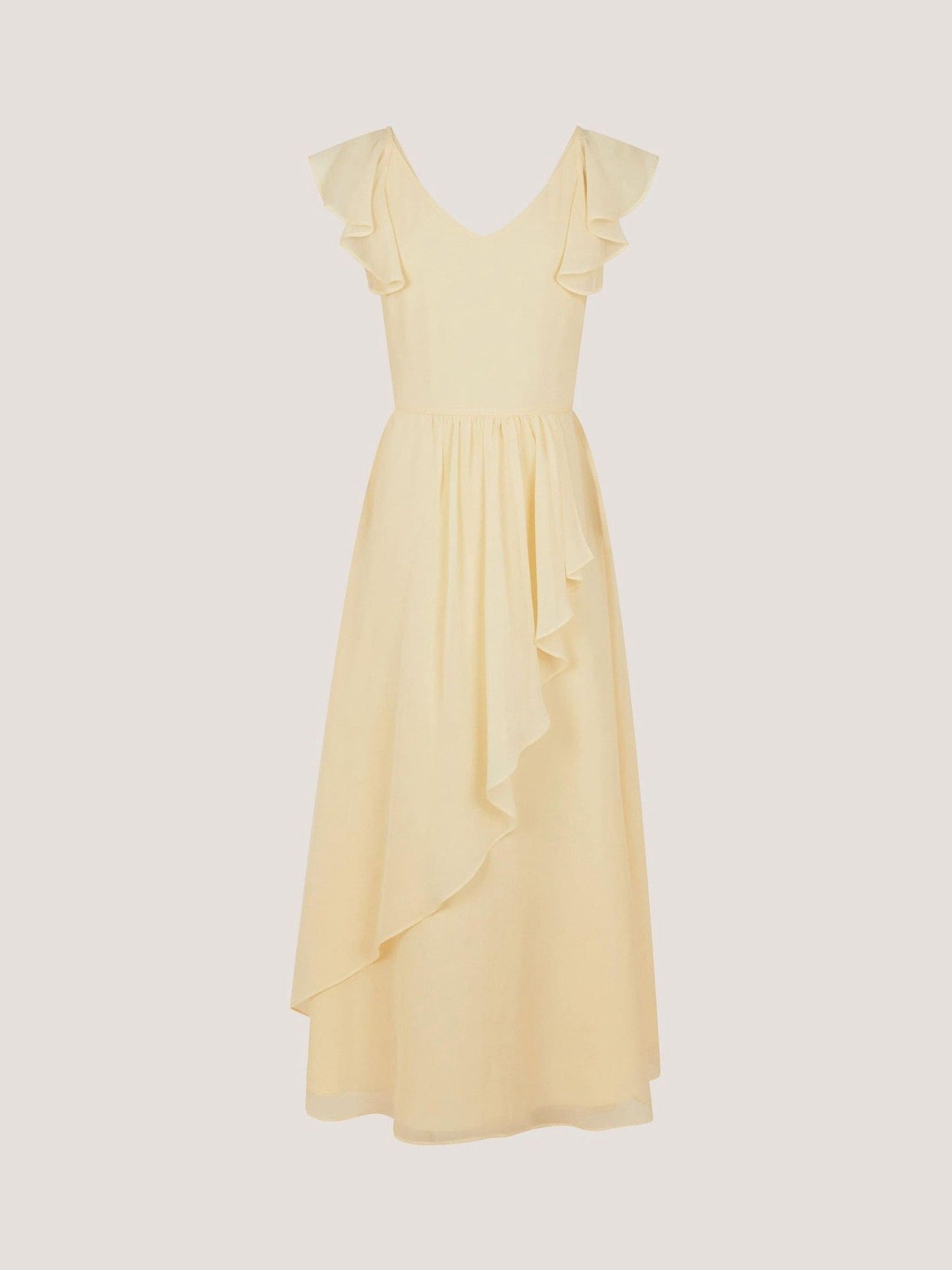 Monsoon Yellow Monsoon Indi Tie-Back Prom Dress image 4