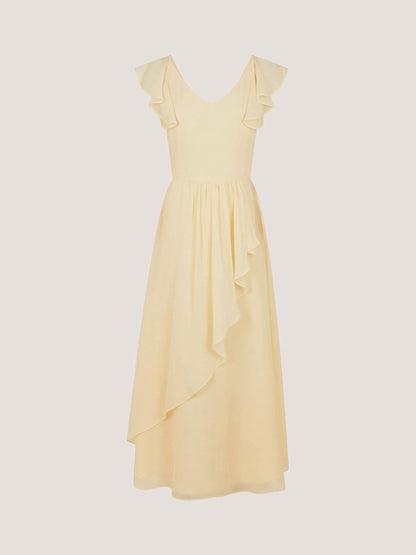 Monsoon Yellow Monsoon Indi Tie-Back Prom Dress image 4