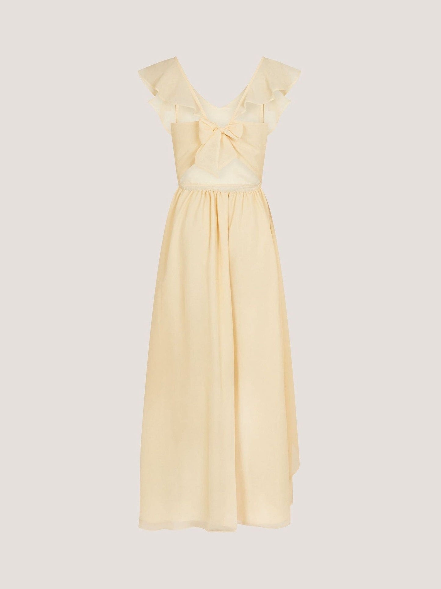 Monsoon Yellow Monsoon Indi Tie-Back Prom Dress image 5