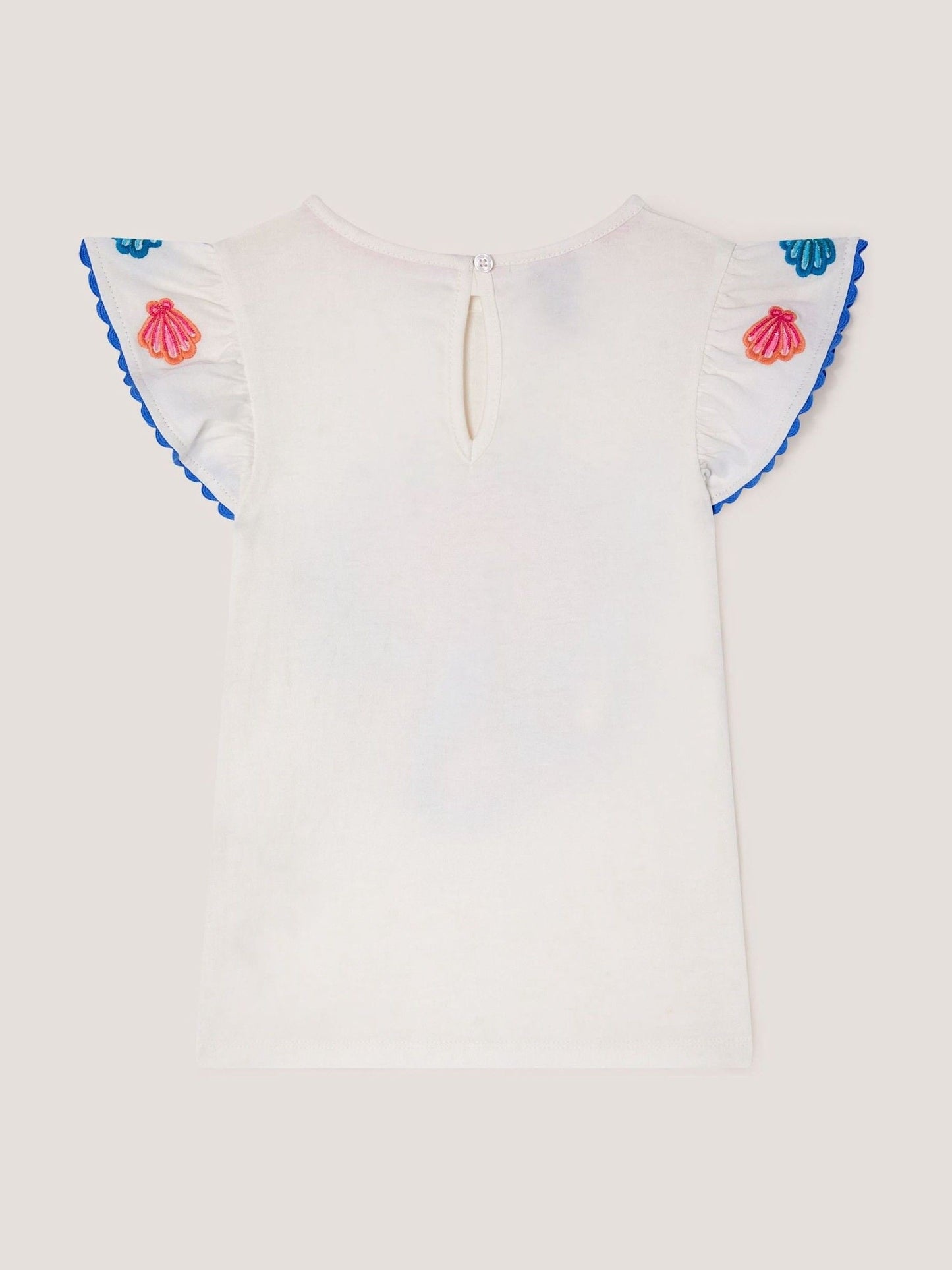 Monsoon Cream Mermaid Beaded T-Shirt image 2