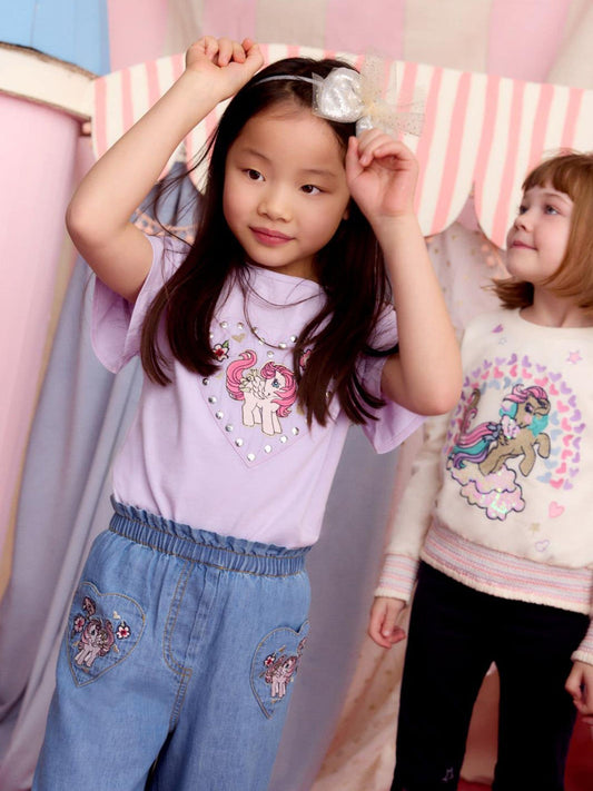 Monsoon Purple My Little Pony Embroidered T-Shirt image 2