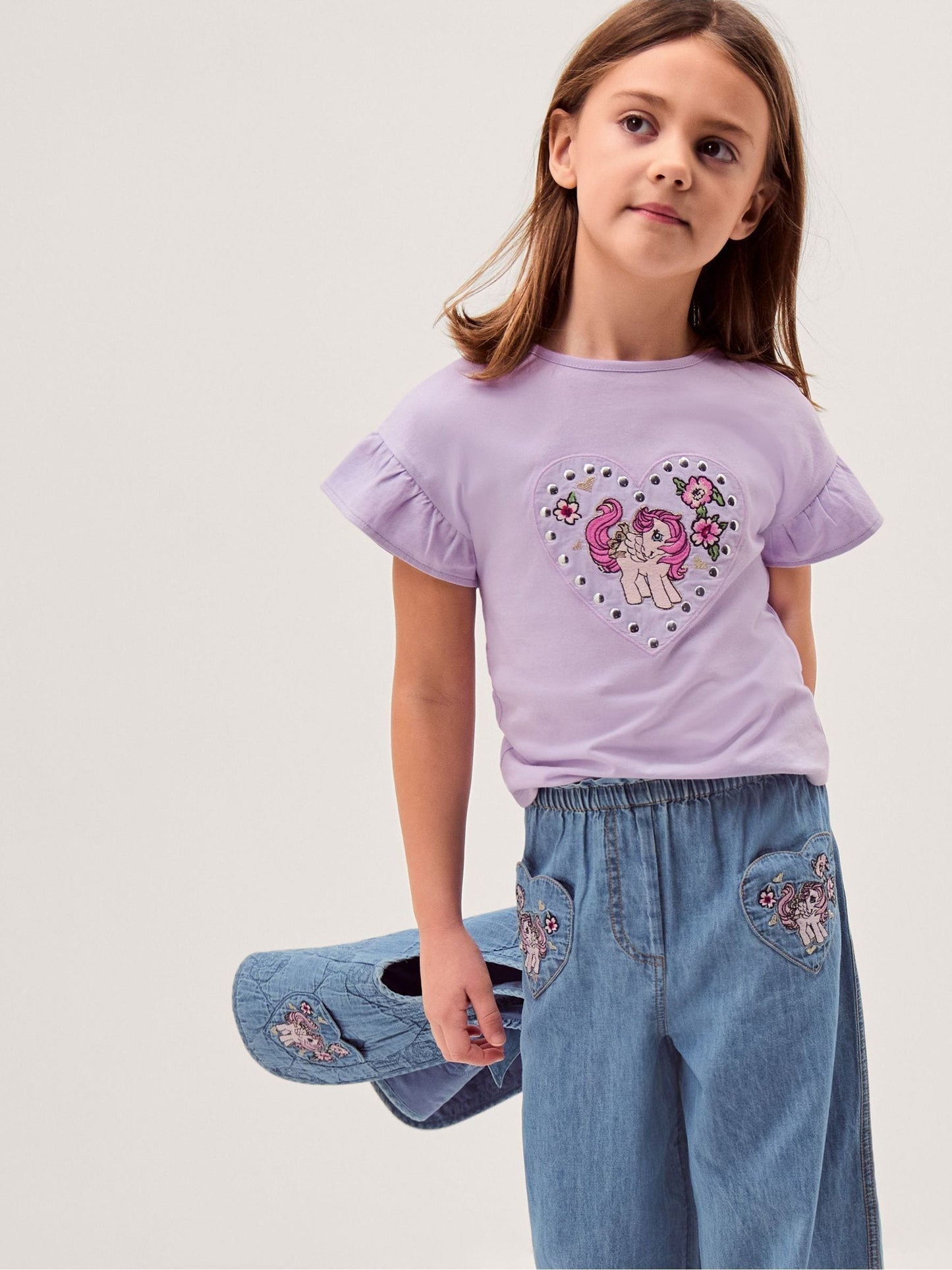 Monsoon Purple My Little Pony Embroidered T-Shirt image 3