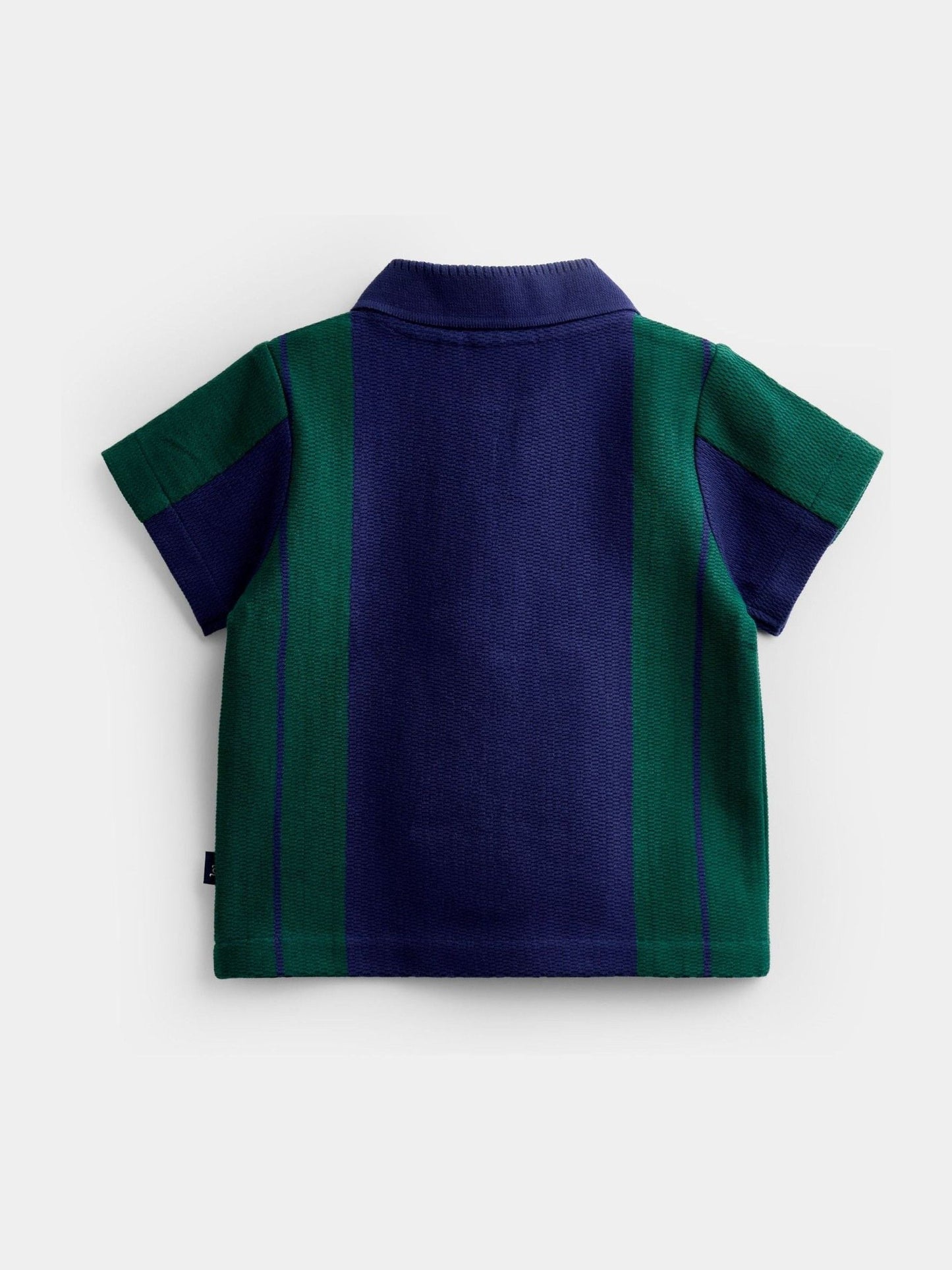 Dsiney Kidz - Jojo Maman Bébé Navy Blue Quater Zip Polo Shirt image 2