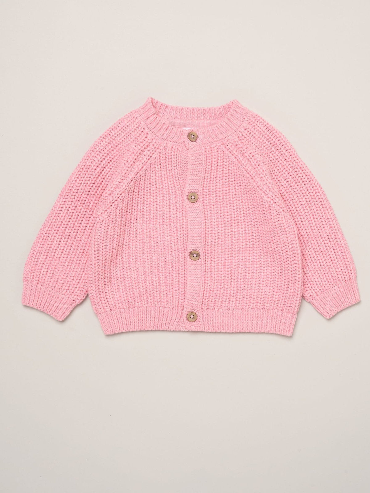 Rock-A-Bye Baby Boutique Pink Embroidered Knitted Cardigan - image 2