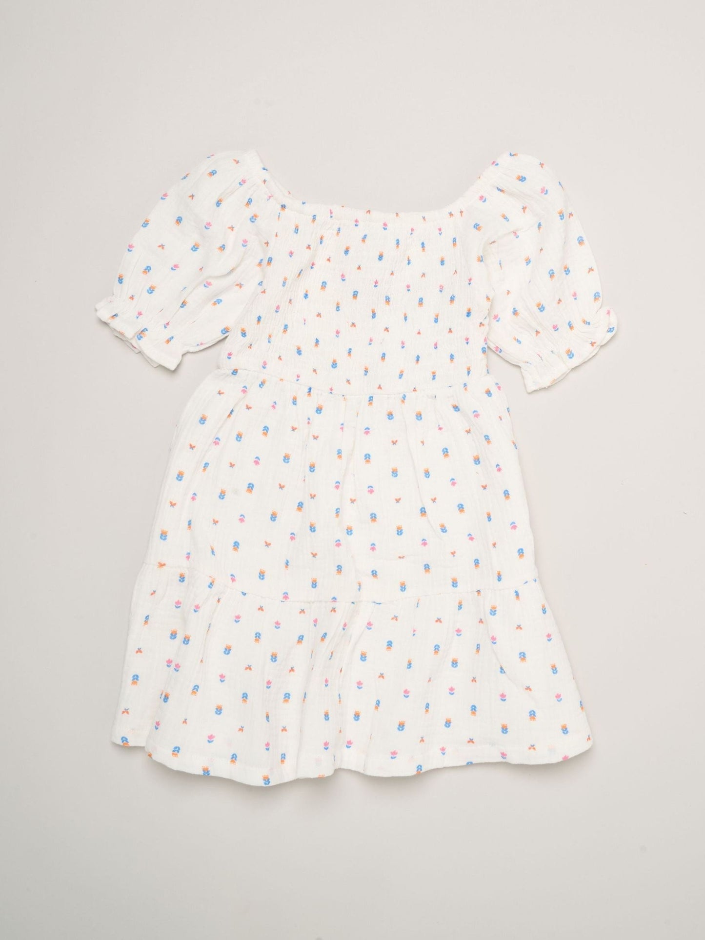 Miss Pink Floral Print And Chambray Dresses 2 Pack image 5